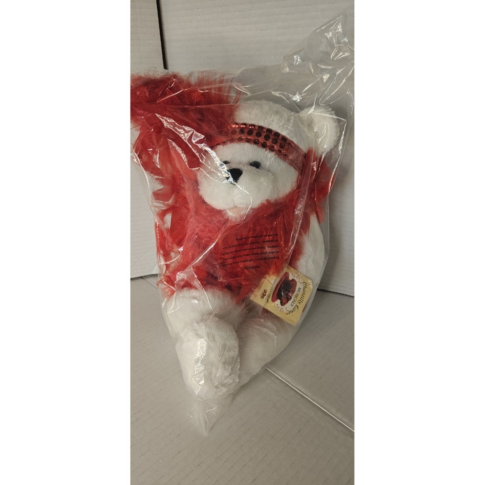 Chantilly Lane Musical Plush 18" Roxie Bear - Sings "I Wanna Be Loved By You"
